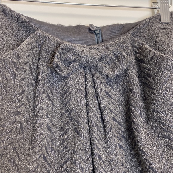 Giorgio Armani Tulip Boucle Bow Waist Pocket Skirt 44 L 8 - Picture 2 of 6
